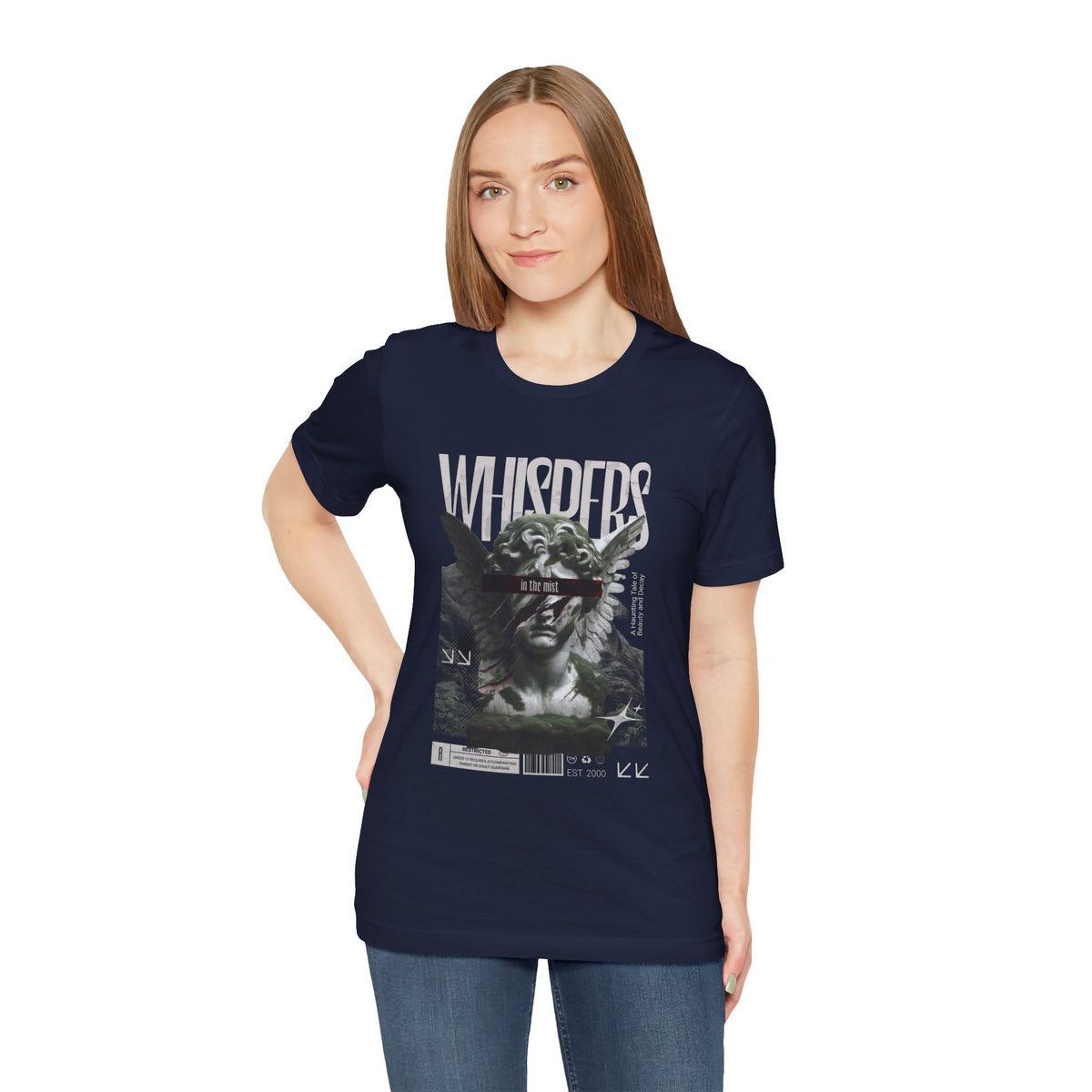 Whispers Angel Tee — Vintage Cherub Graphic T-Shirt