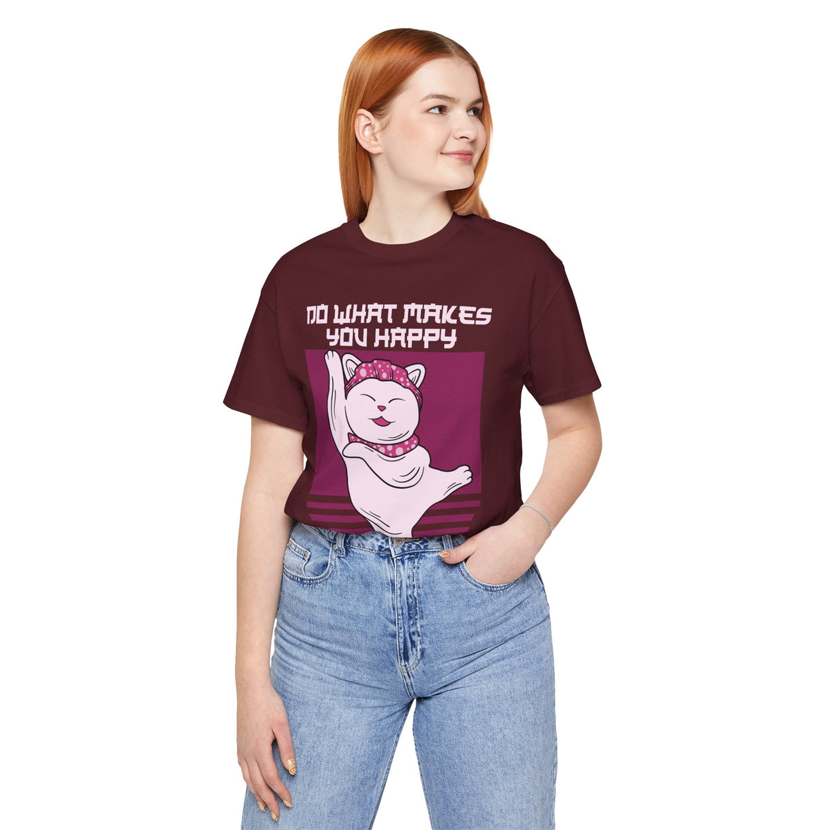 Do What Makes You Happy Cat Tee