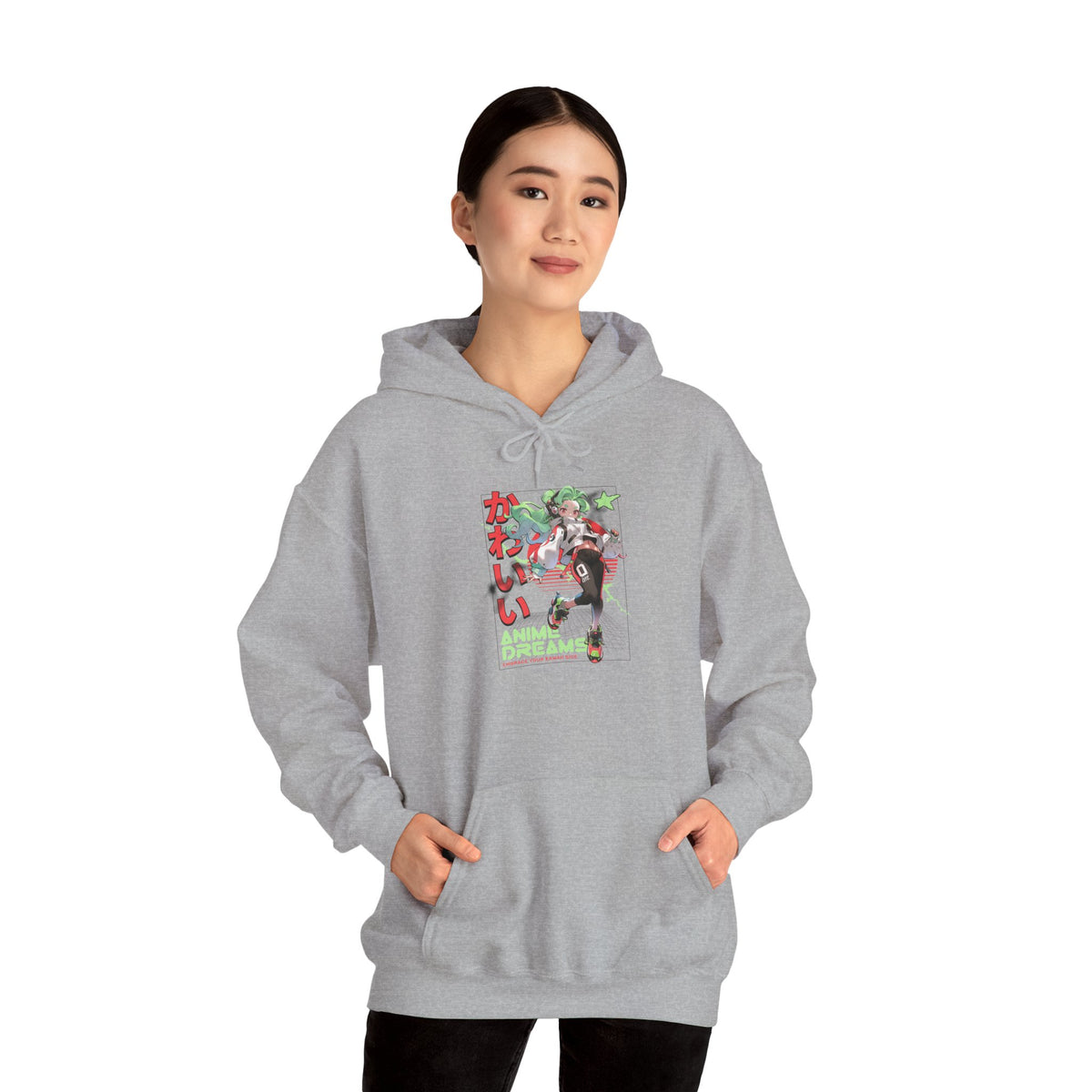 Anime Kawaii Character Hoodie – Cute Japanese Graphic Pullover