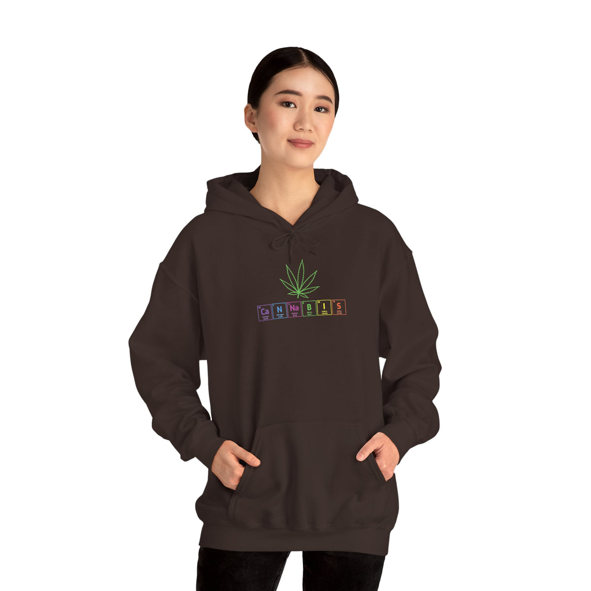 Minimalist Pastel Tarot Hoodie — "Chill" Crystal Grid Graphic