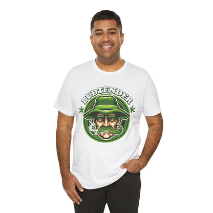Budtender Graphic Tee – Retro Smoking Stoner Design
