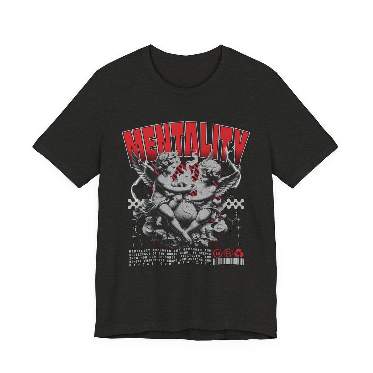 Mentality Graphic Tee — Vintage Cherub Skate Art Shirt