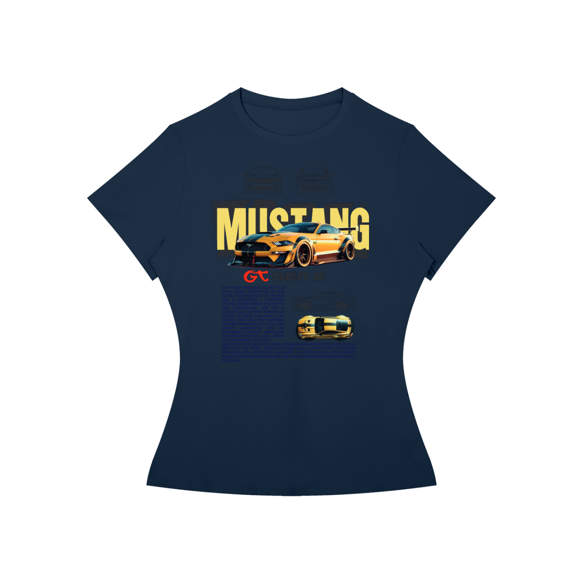 Ford Mustang GT Gen 5 Women’s Slim-Fit Tee