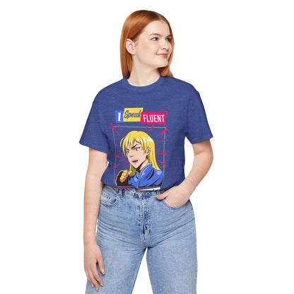 Anime Quotes T-Shirt — "I Speak Fluent Anime Quotes" Retro Manga Style Tee