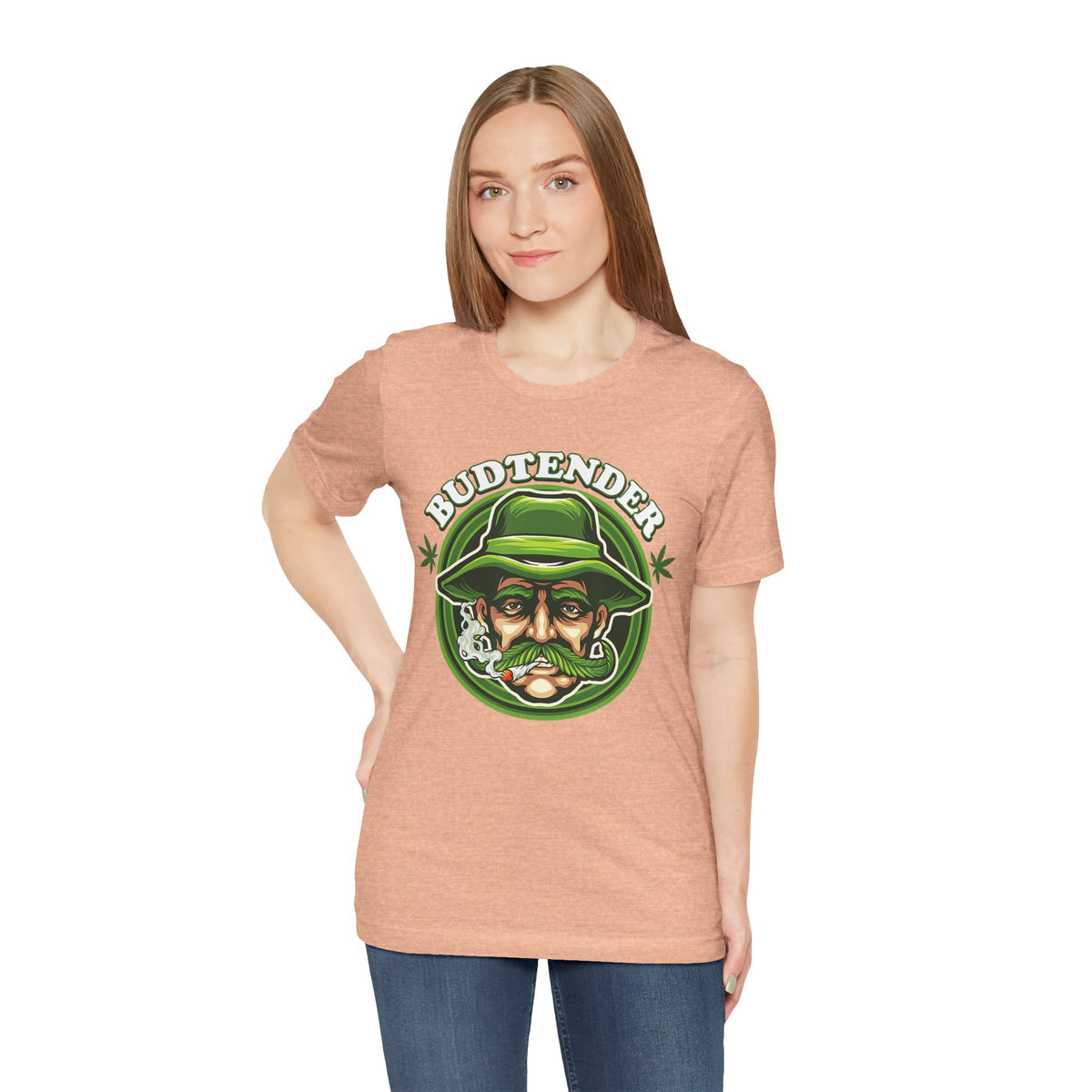 Budtender Graphic Tee – Retro Smoking Stoner Design