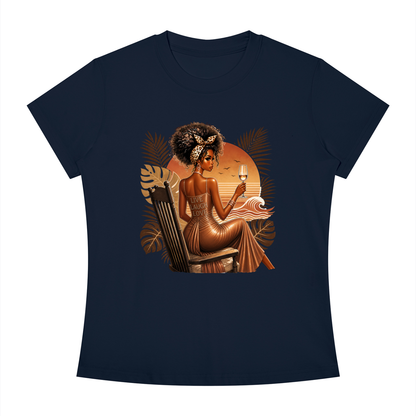 Sunset Toast Women’s Slim-Fit Graphic Tee