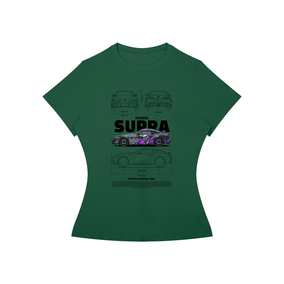 Toyota Supra A90 Women’s Slim-Fit Graphic Tee