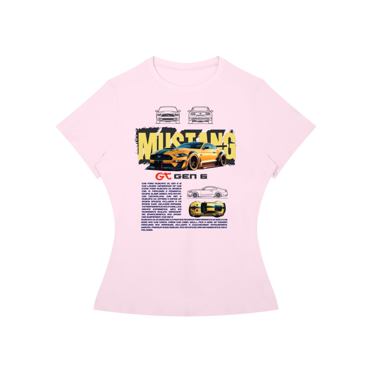 Ford Mustang GT Gen 5 Women’s Slim-Fit Tee