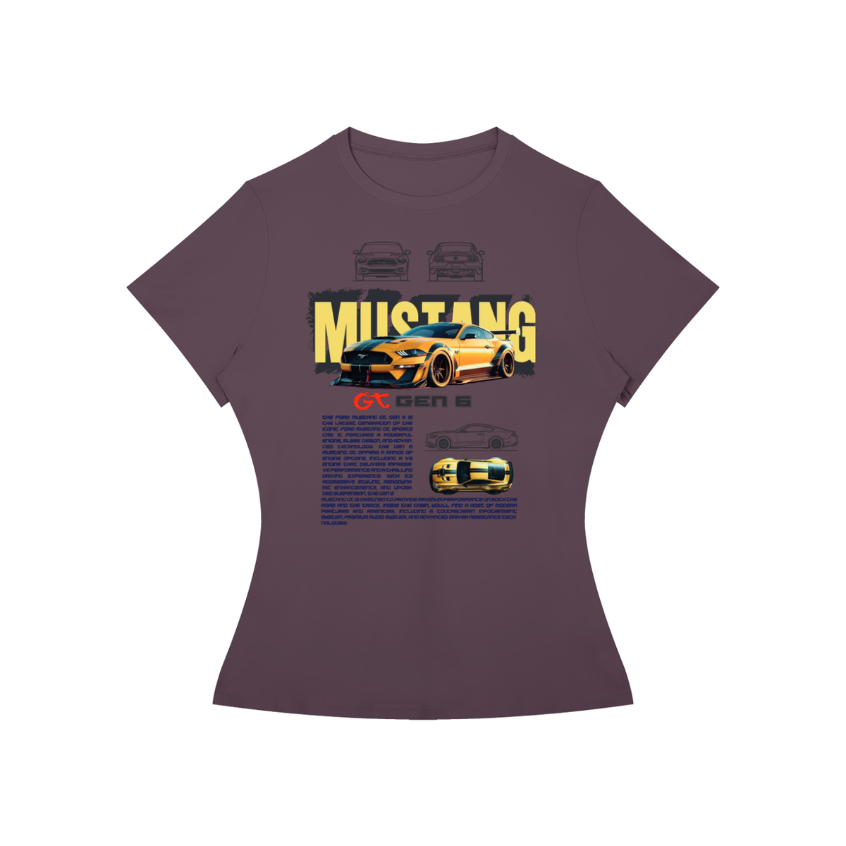 Ford Mustang GT Gen 5 Women’s Slim-Fit Tee