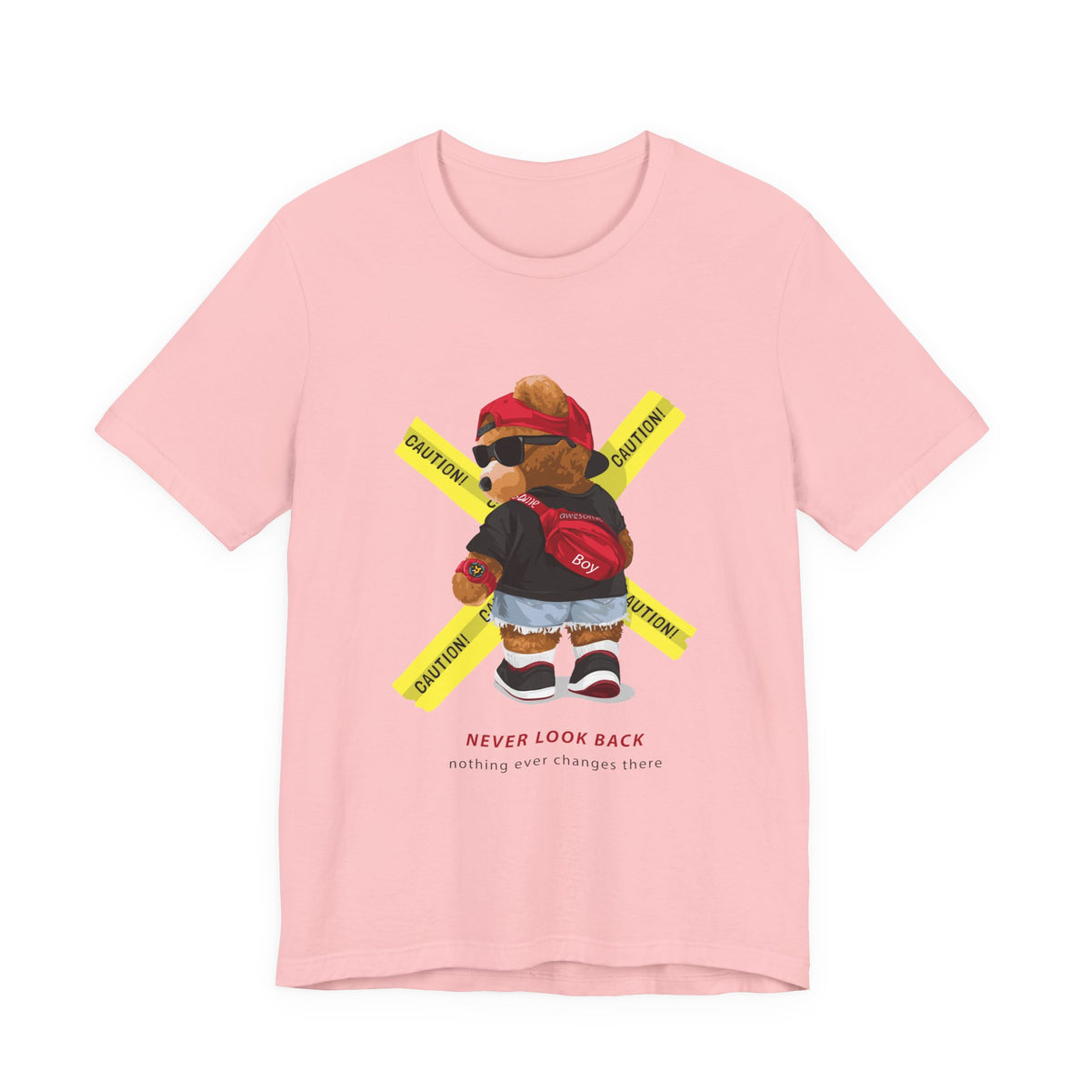 Teddy Bear 'Never Look Back' Graphic Tee