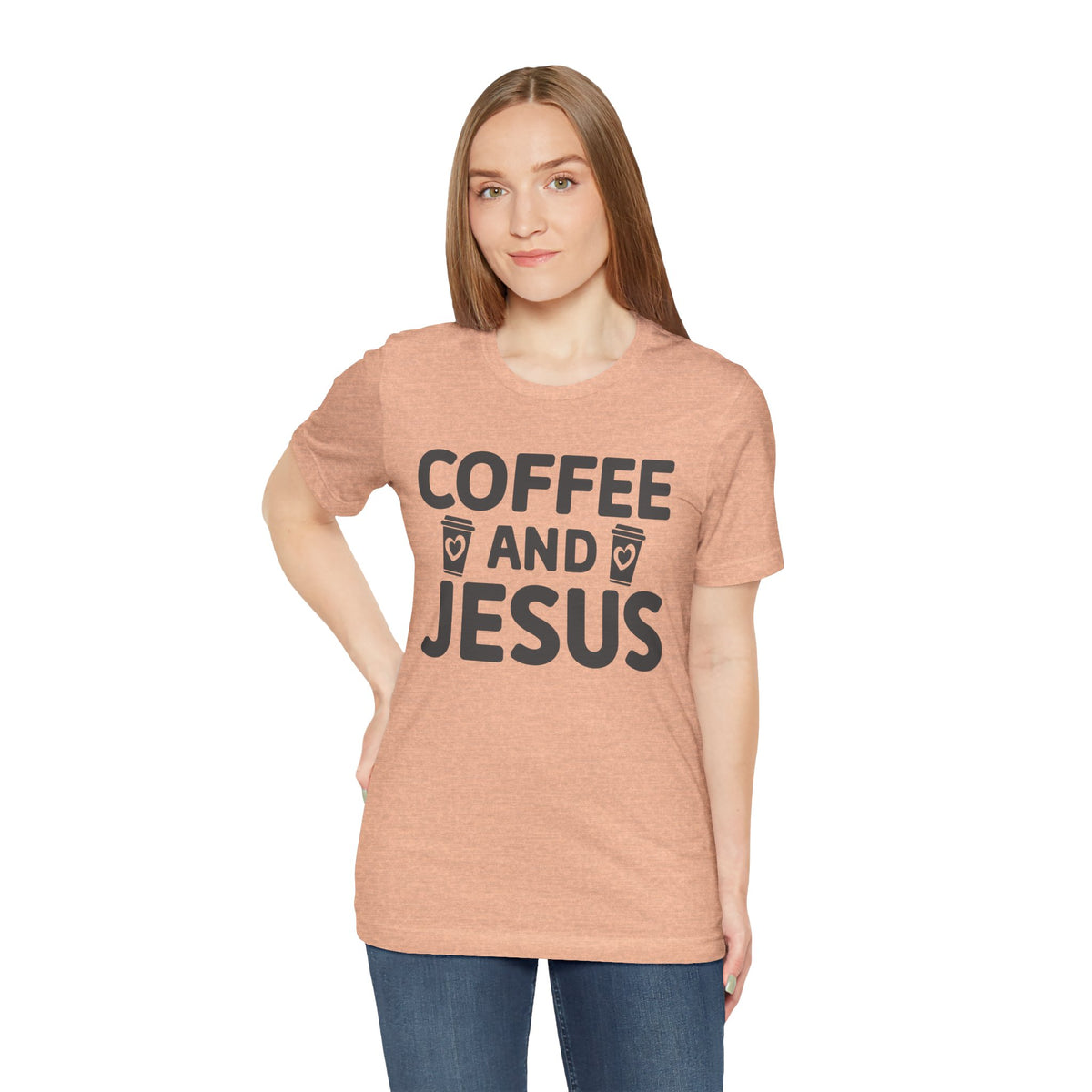 Coffee and Jesus T-Shirt — Christian Faith Graphic Tee