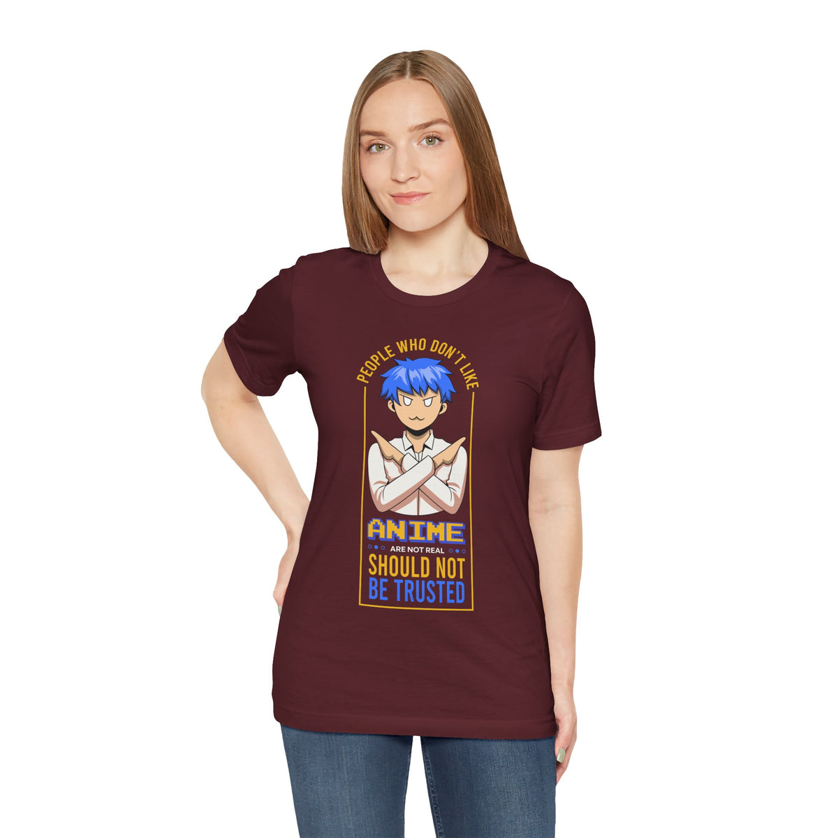 Anime Skeptic T‑Shirt — "People Who Don’t Like Anime Should Not Be Trusted" Graphic Tee