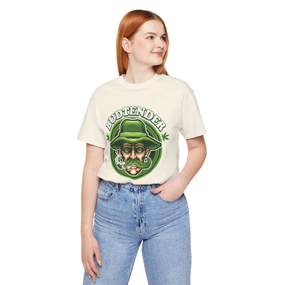 Budtender Graphic Tee – Retro Smoking Stoner Design