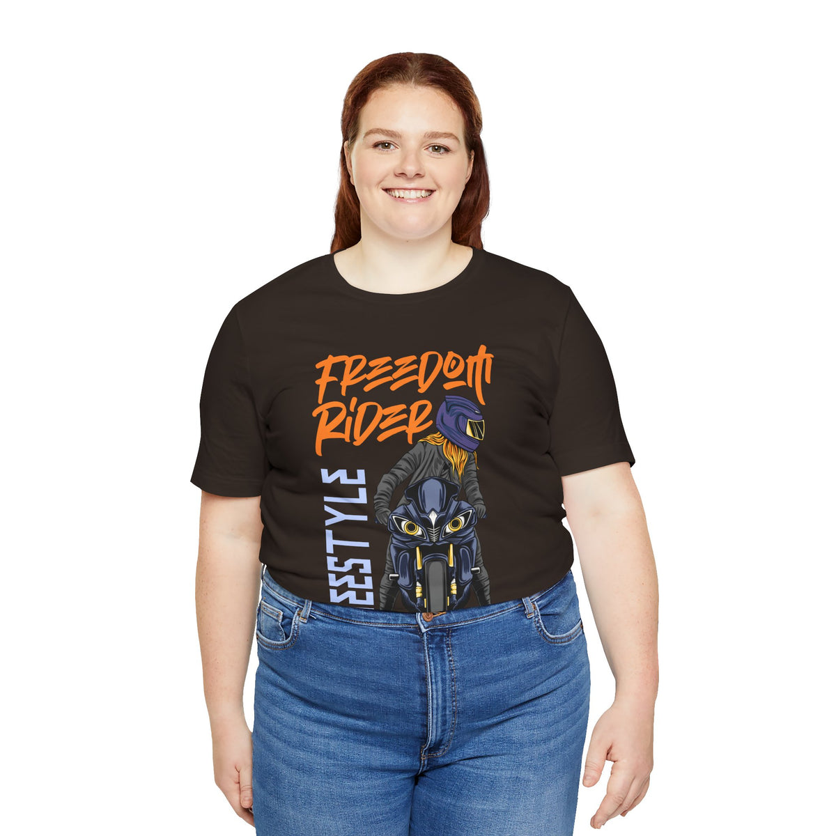 Freedom Rider Motorcycle Tee – "Freedom Rider" Streetstyle Biker T-Shirt