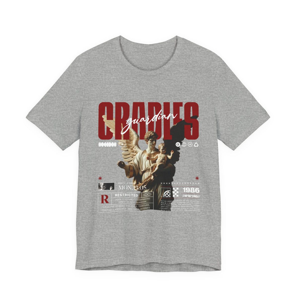 Guardian Angels Graphic Tee — 'Bodies' Vintage Statue Streetwear Shirt