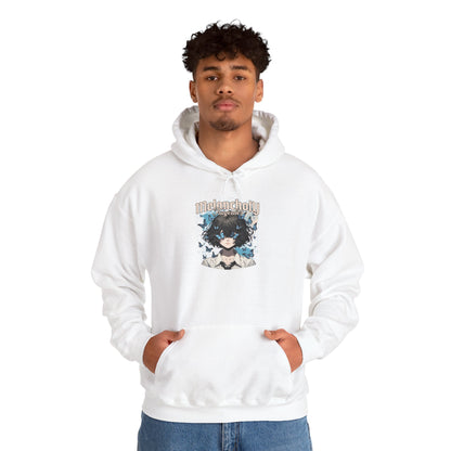 Anime Catgirl Hoodie — "Midnight" Kawaii Graphic Pullover