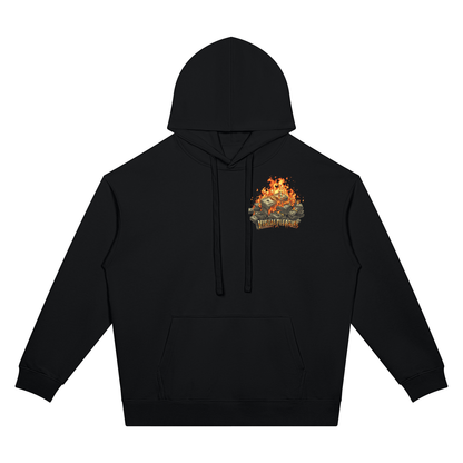 Dice Game Two-Sided Graphic Drop Shoulder Hoodie