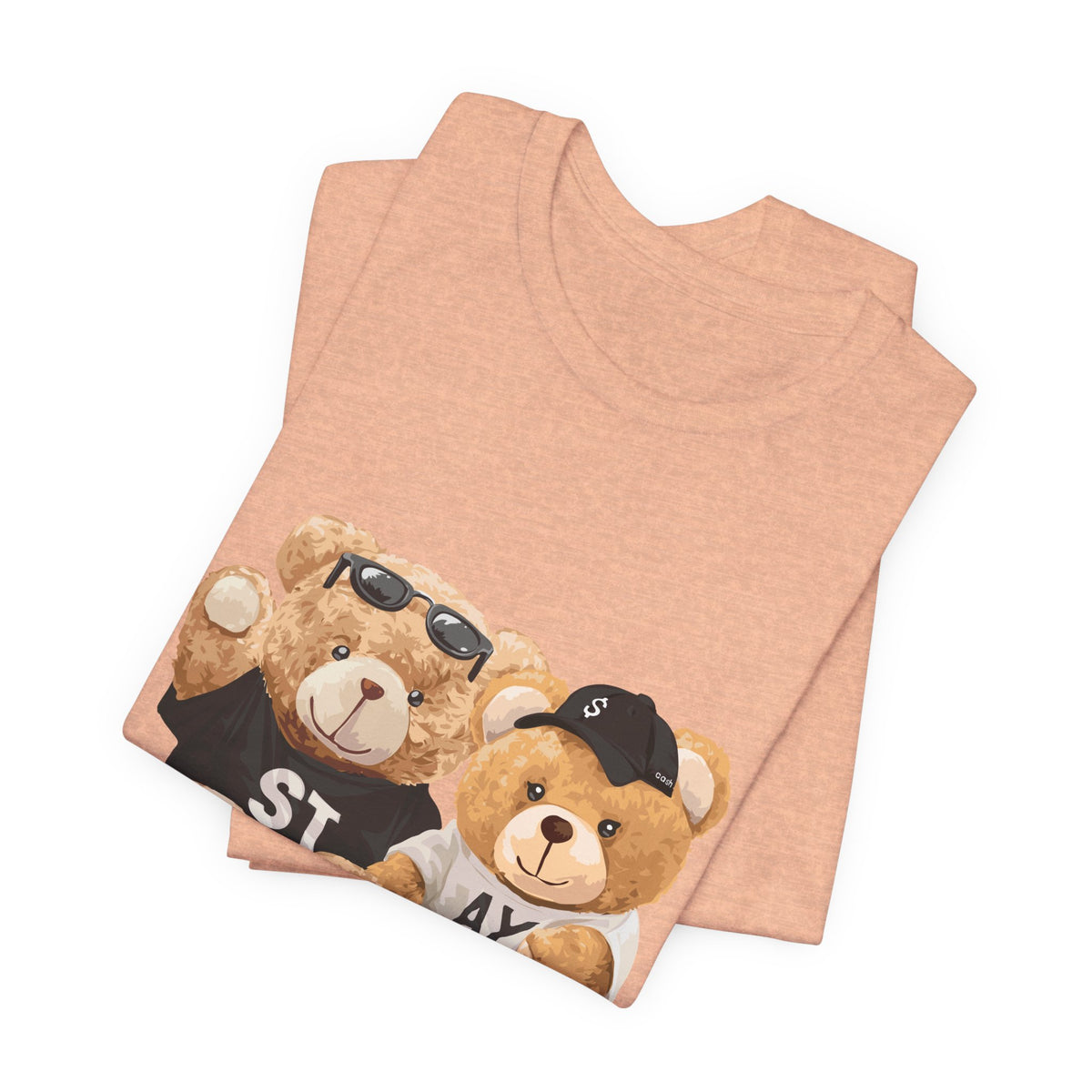 Teddy Bears "Stay Together" Graphic Tee — Cute Couple/Friendship Shirt