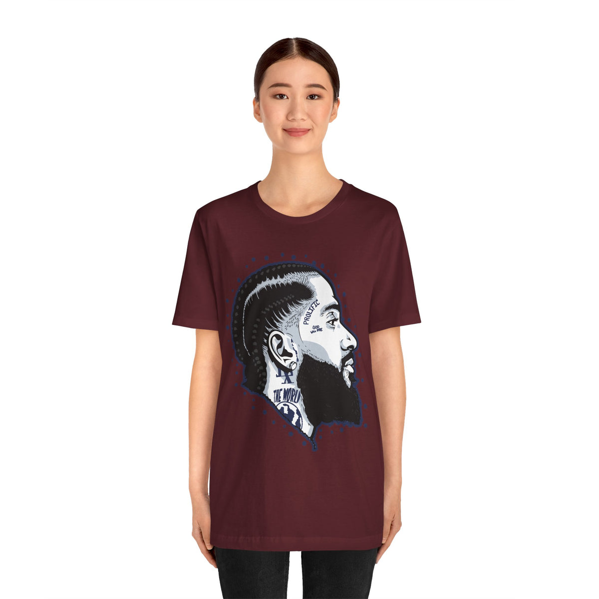 NIP HUSSLE PROLIFIC HIP HOP ARTIST GRAPHIC T SHIRT
