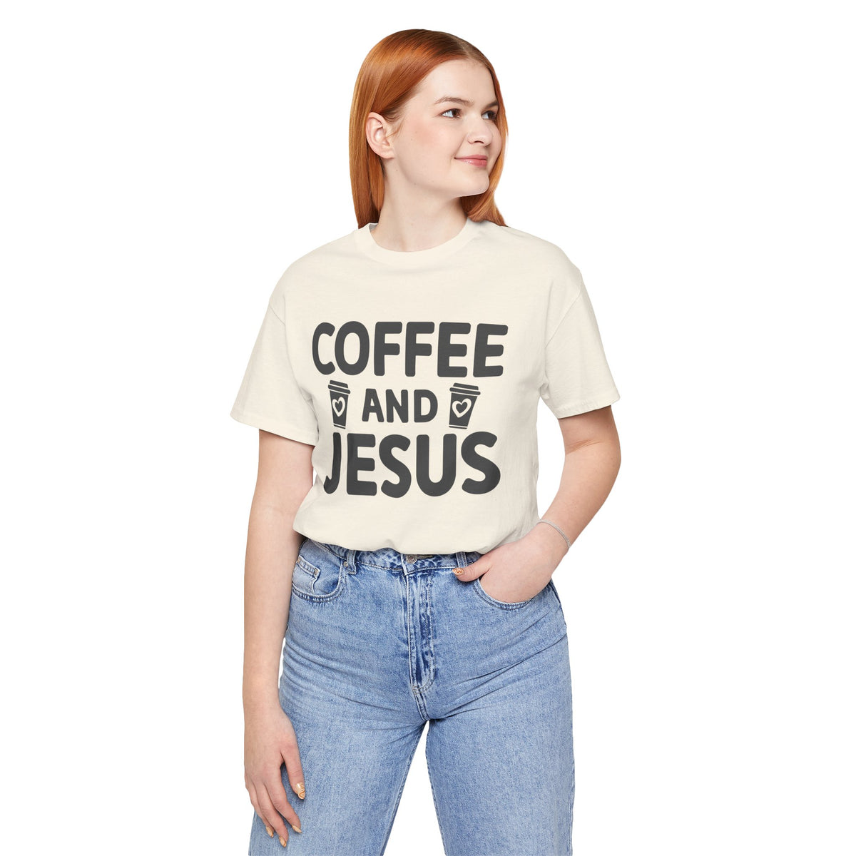 Coffee and Jesus T-Shirt — Christian Faith Graphic Tee