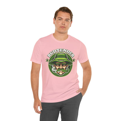 Budtender Graphic Tee – Retro Smoking Stoner Design