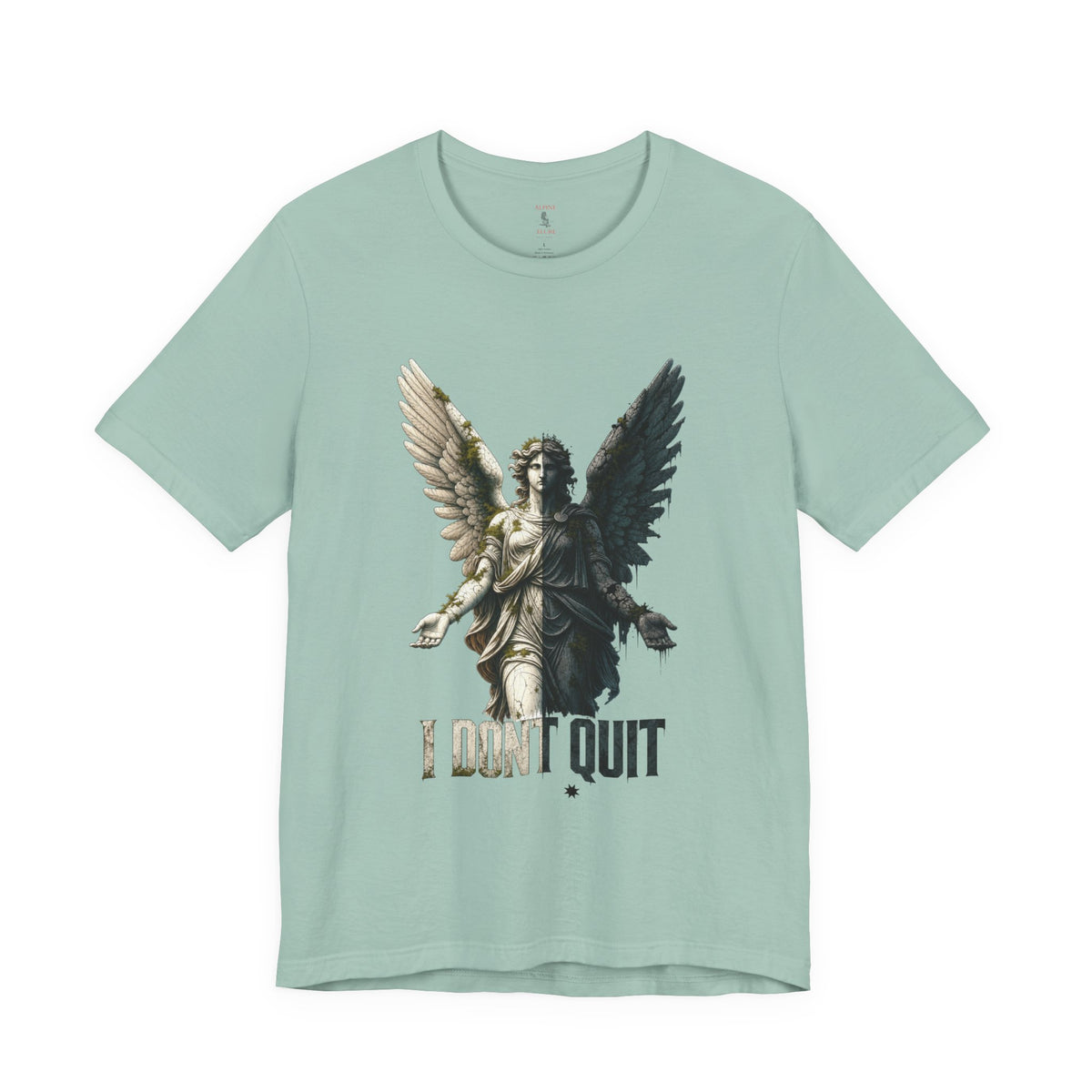 Angel Graphic Tee — 'The Last Angel' Illustrated Short Sleeve Shirt