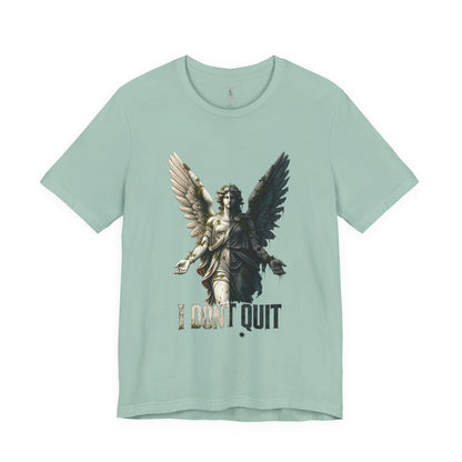 Angel Graphic Tee — 'The Last Angel' Illustrated Short Sleeve Shirt
