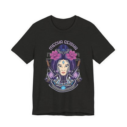 Mecha Geisha T-Shirt — Futuristic Asian-Inspired Graphic Tee