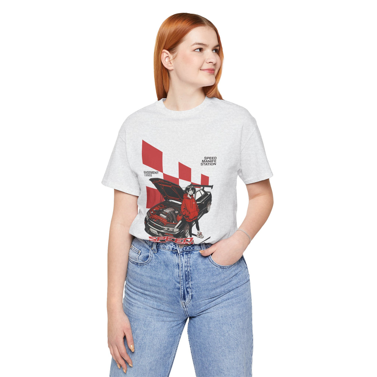 JDM Demon Street Racing T‑Shirt — Retro Car Anime Graphic Tee