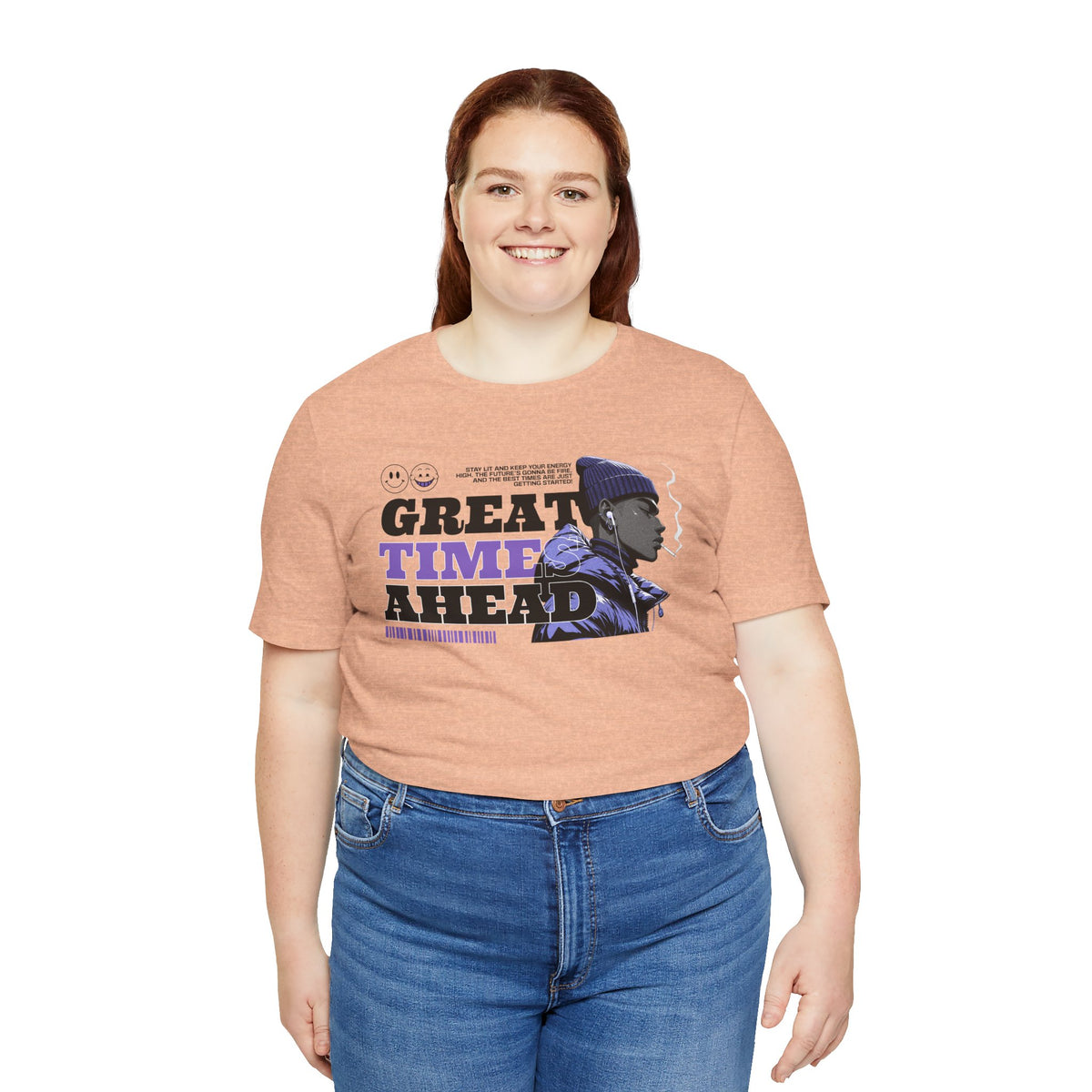 Great Times Ahead Graphic Tee — Motivational Streetwear T‑Shirt
