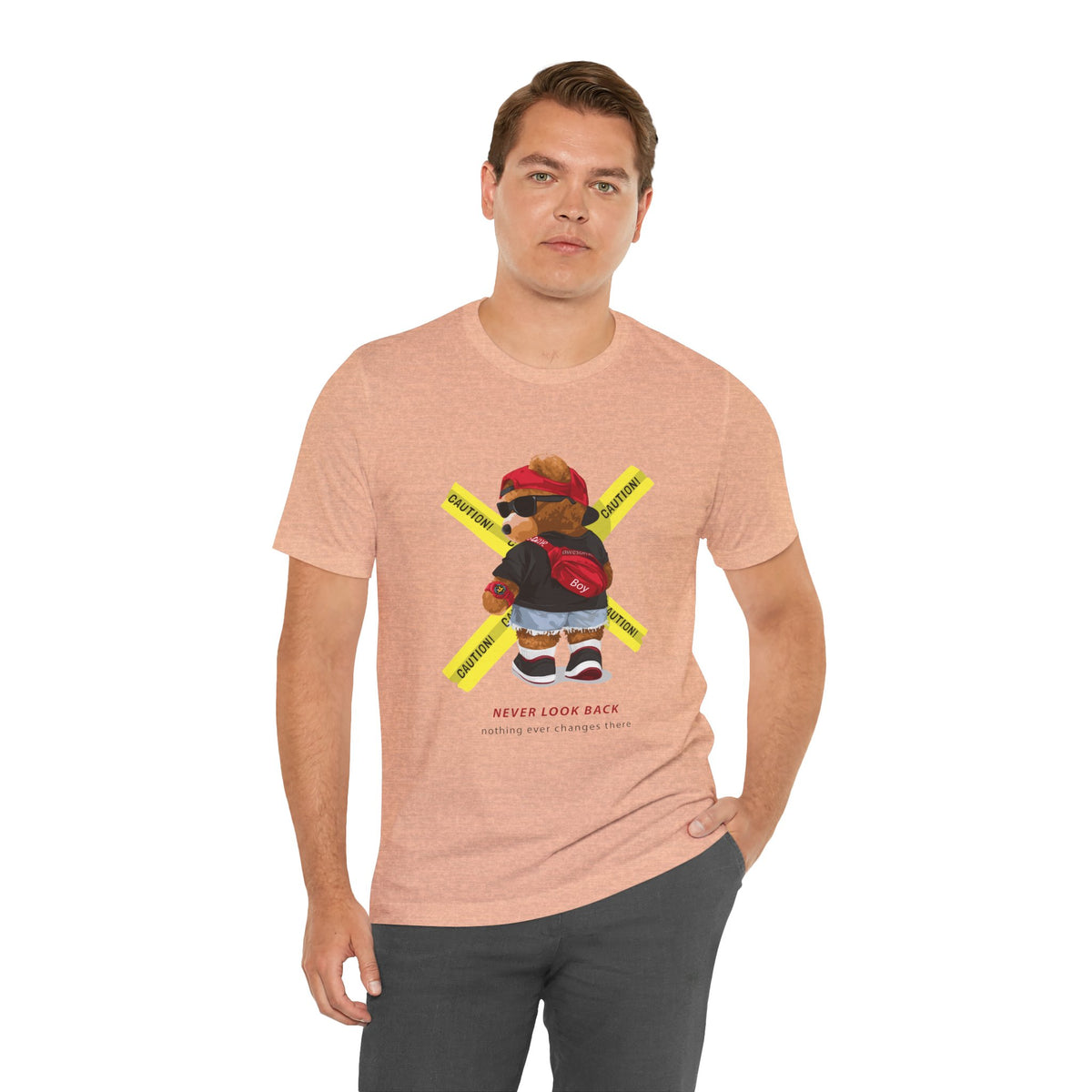 Teddy Bear 'Never Look Back' Graphic Tee
