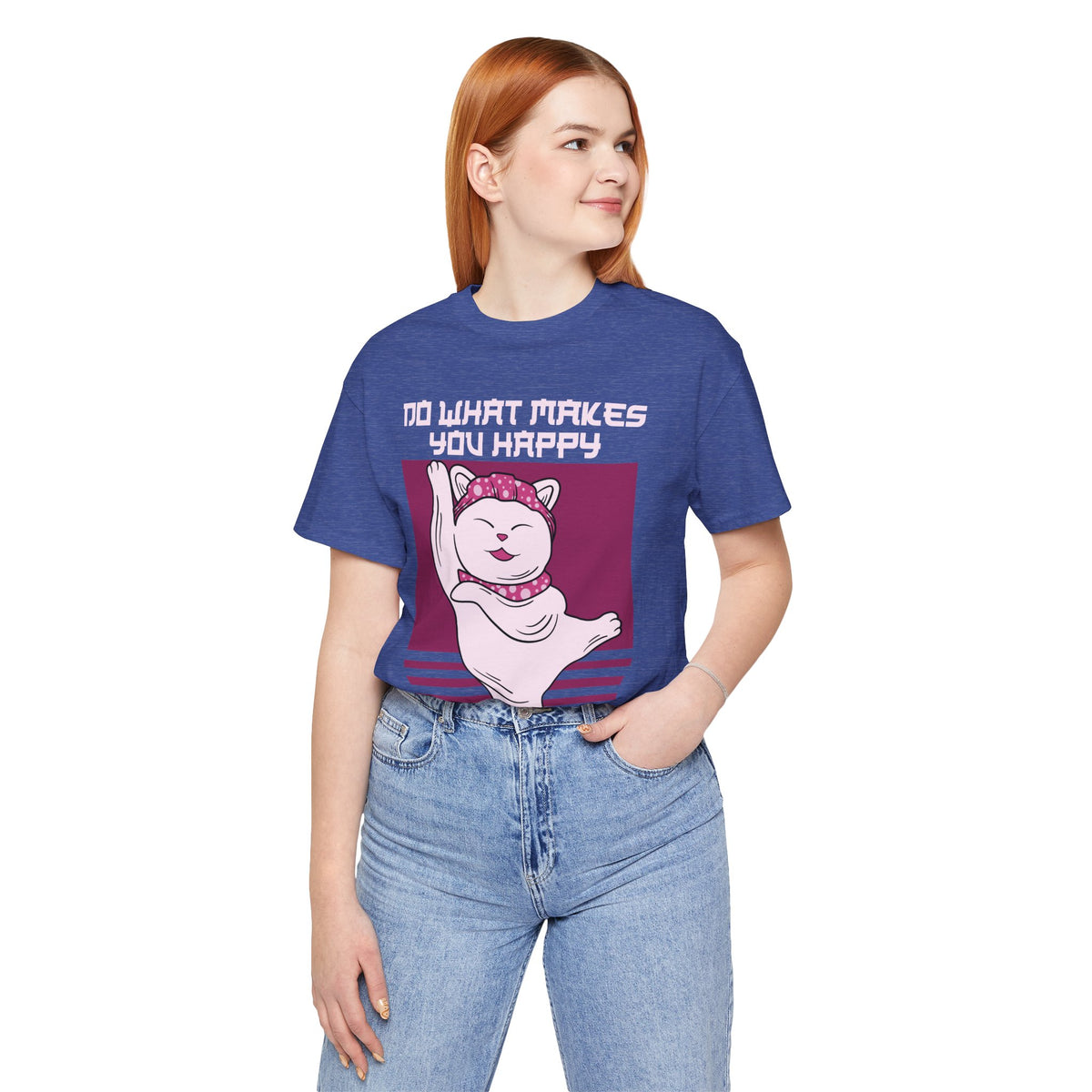 Do What Makes You Happy Cat Tee