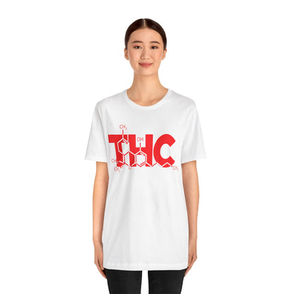THC Molecule T-Shirt — Chemistry Graphic Cannabis Tee