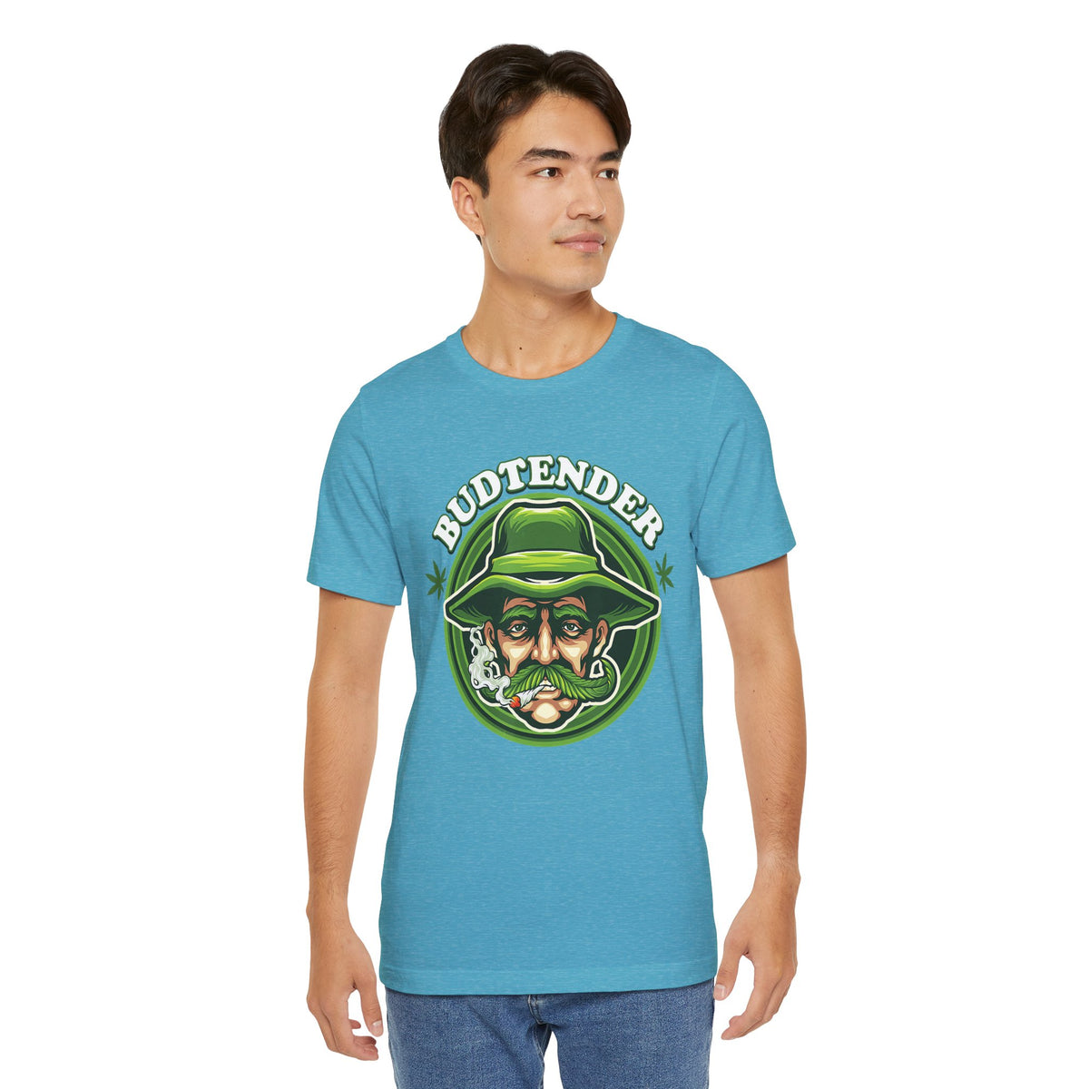 Budtender Graphic Tee – Retro Smoking Stoner Design