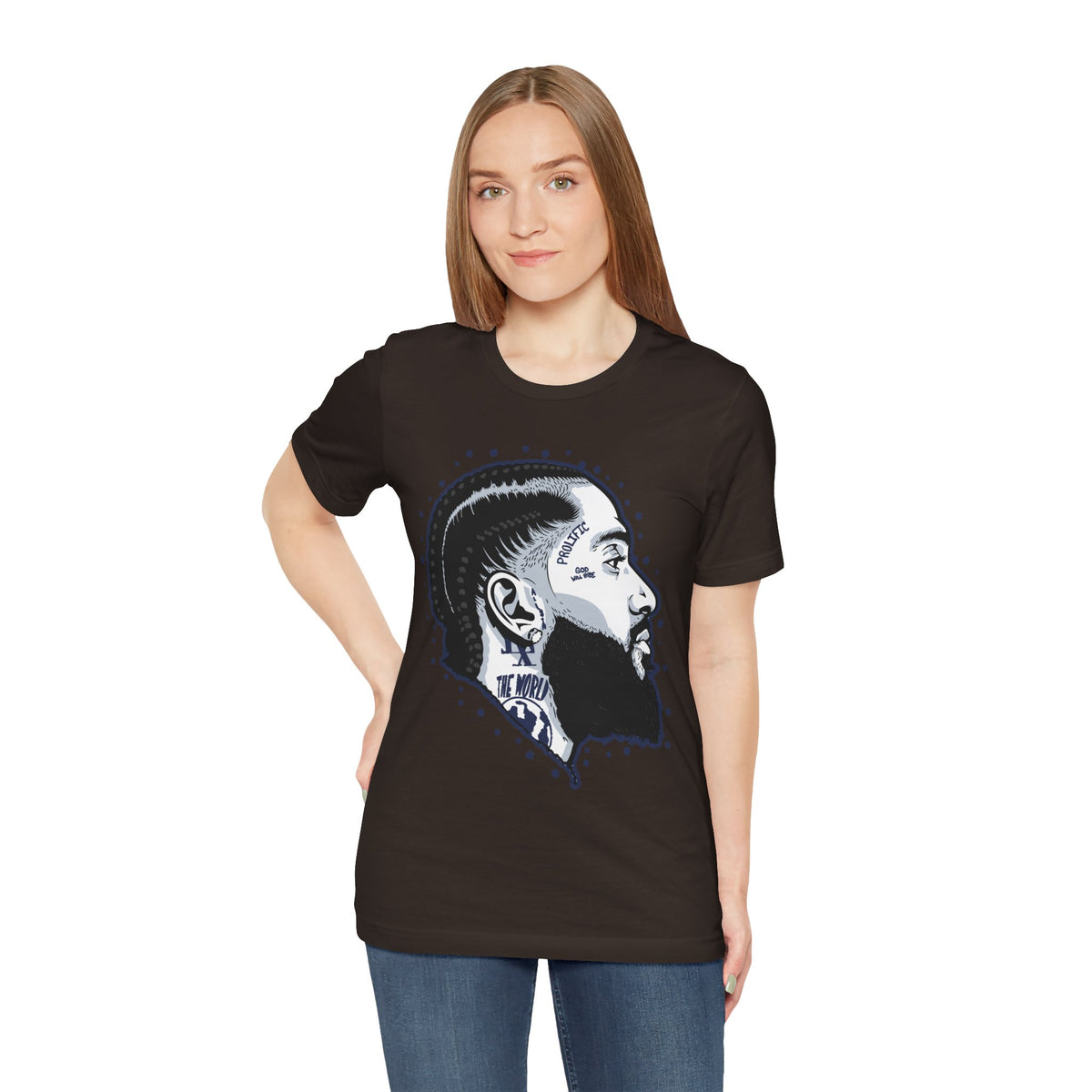NIP HUSSLE PROLIFIC HIP HOP ARTIST GRAPHIC T SHIRT