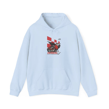 Racing Motorcycle Hoodie – Red Sport Bike Graphic Sweatshirt