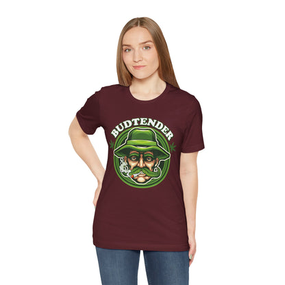 Budtender Graphic Tee – Retro Smoking Stoner Design