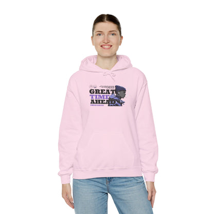 Great Times Ahead Hoodie — Positive Vintage Portrait Pullover