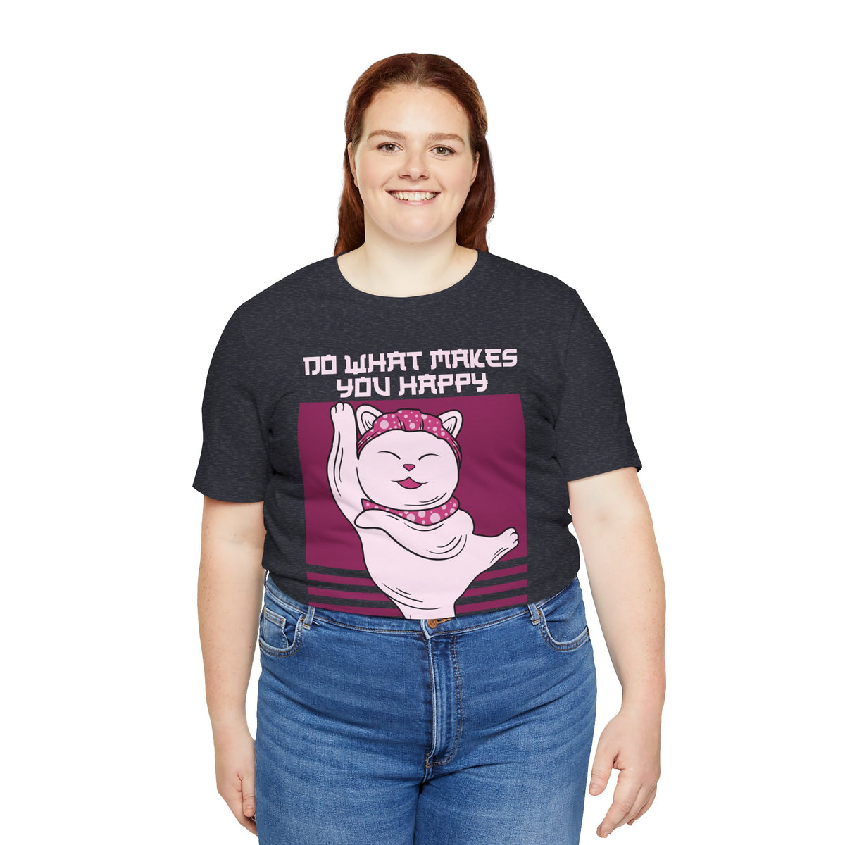 Do What Makes You Happy Cat Tee