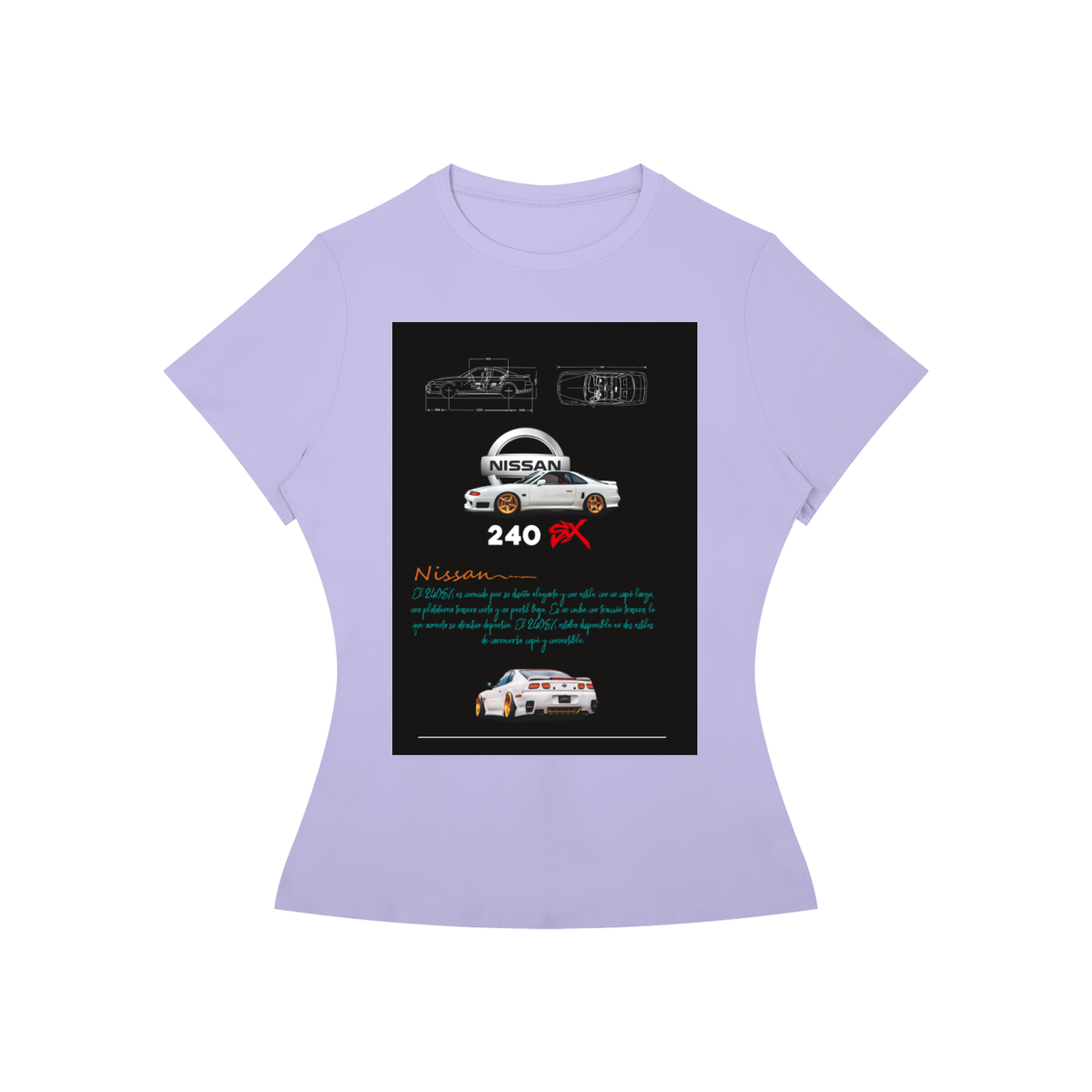 Nissan 240SX Women’s Slim-Fit Graphic Tee