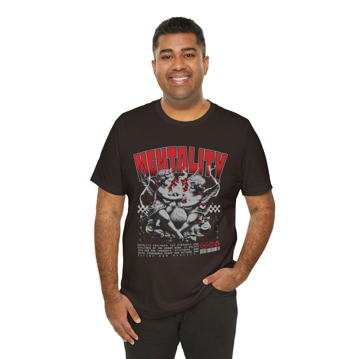 Mentality Graphic Tee — Vintage Cherub Skate Art Shirt