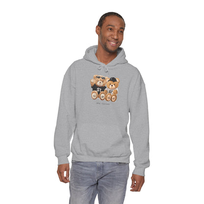 Teddy Bears 'STAY' Hoodie - Cute Couple Bear Graphic Sweatshirt