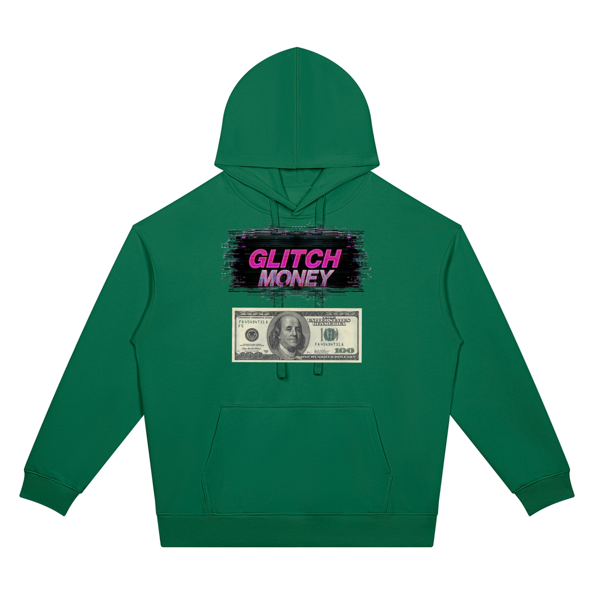 Hustle and Grow Two-sided Graphic Drop Shoulder Hoodie