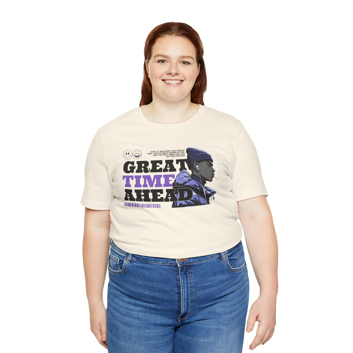 Great Times Ahead Graphic Tee — Motivational Streetwear T‑Shirt