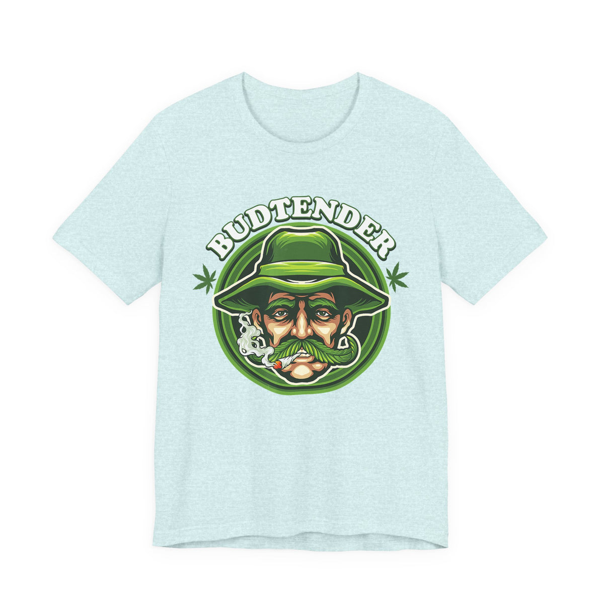 Budtender Graphic Tee – Retro Smoking Stoner Design