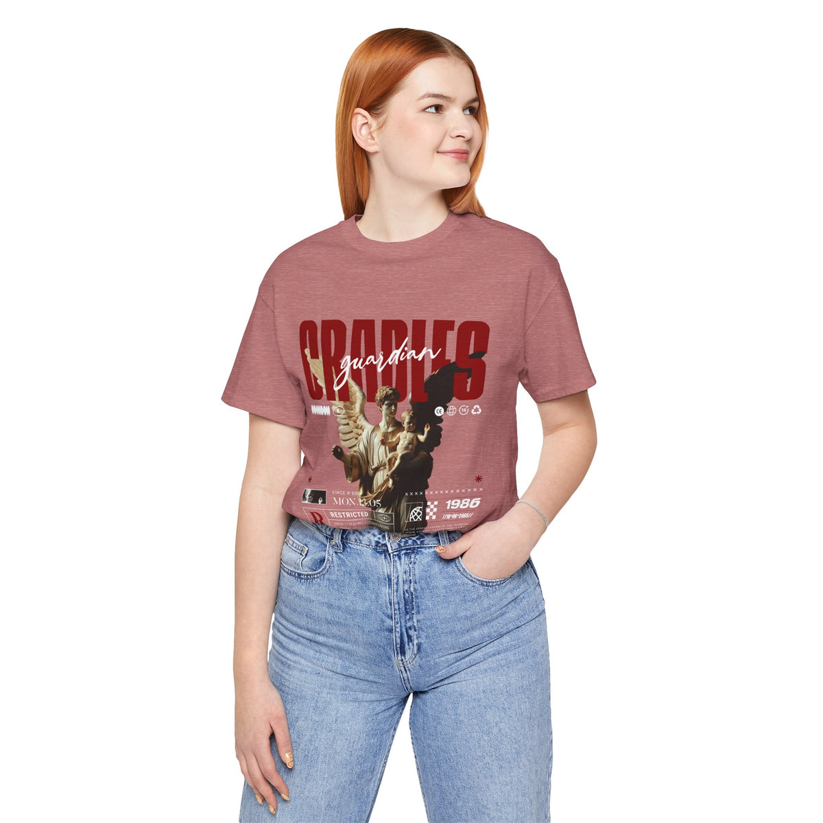 Guardian Angels Graphic Tee — 'Bodies' Vintage Statue Streetwear Shirt