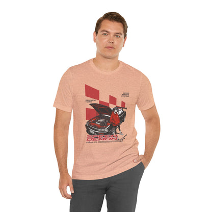 JDM Demon Street Racing T‑Shirt — Retro Car Anime Graphic Tee