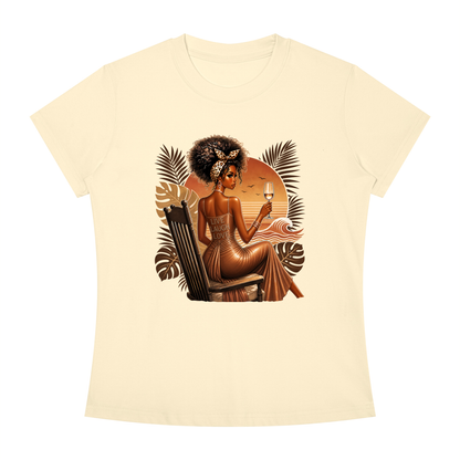Sunset Toast Women’s Slim-Fit Graphic Tee