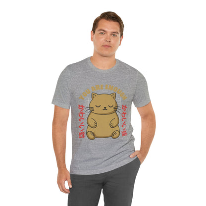 You Are Enough Cat T-Shirt — Kawaii Japanese Cute Cat Tee