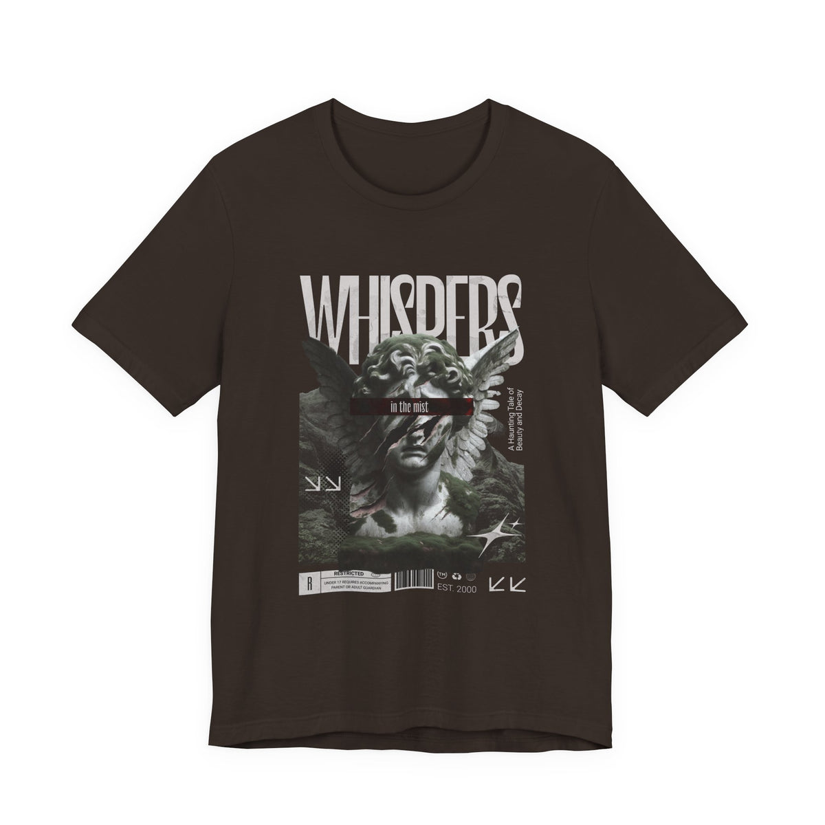 Whispers Angel Tee — Vintage Cherub Graphic T-Shirt